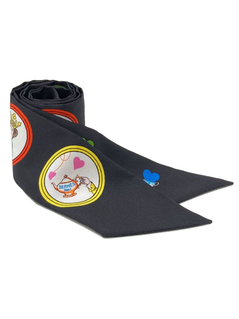 Hermes Twilly Scarf Silk